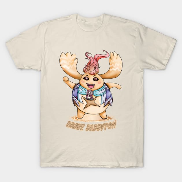 Brave Daddypon T-Shirt by WarioPunk